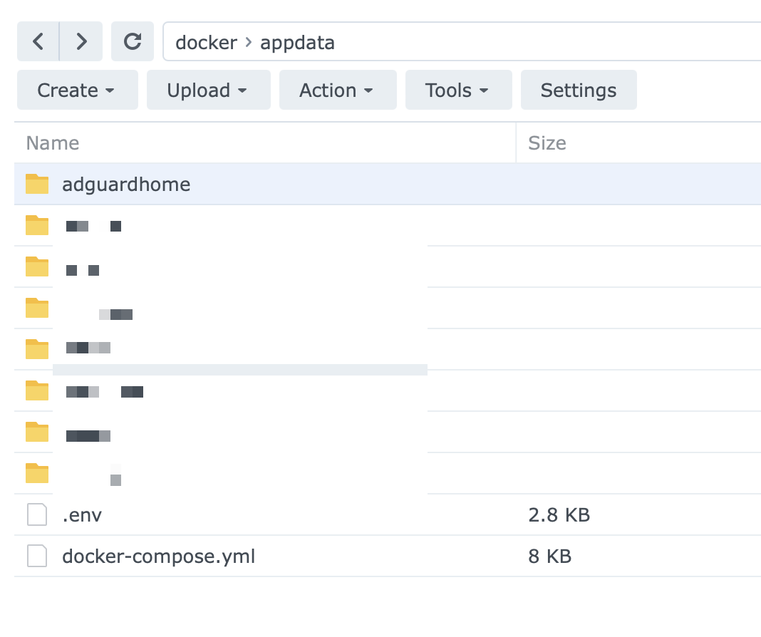 Folder structure